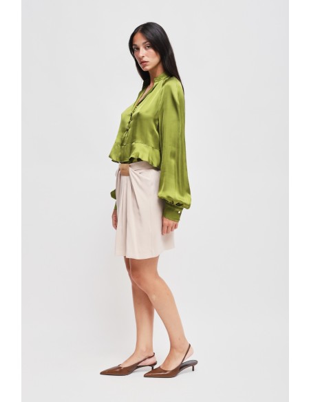 Minissaia em Viscose com Logótipo Maryley