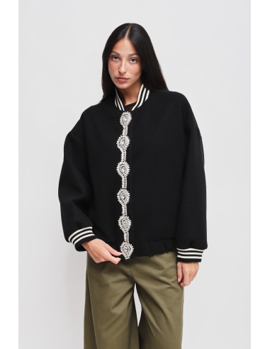 Bomber com Detalhe de Jóia Maryley
