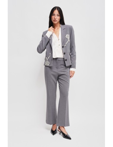 Casaco com aplicações de strass Maryley