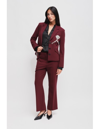 Casaco com aplicações de strass Maryley