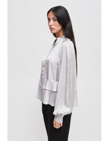 Blusa em Viscose com Folhos Maryley