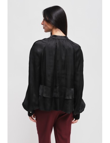 Blusa em viscose com folhos Maryley