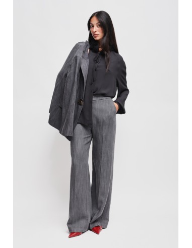 Camisa Em Viscose Com Gola Vitoriana Maryley