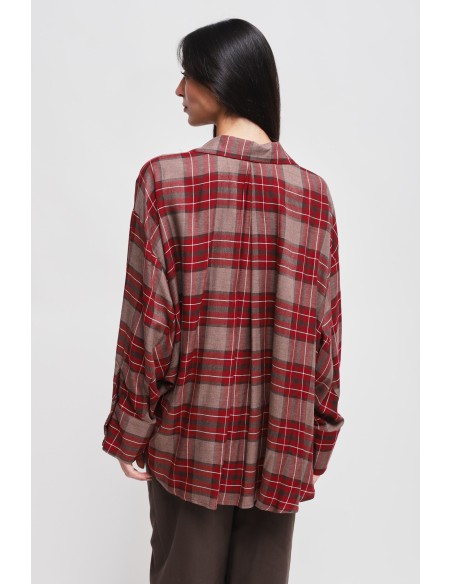 Camisa Xadrez com Laço Maryley