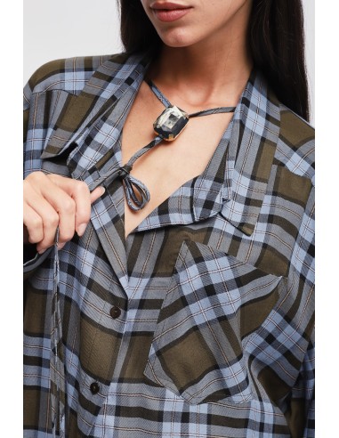 Camisa Xadrez com Cordão Maryley