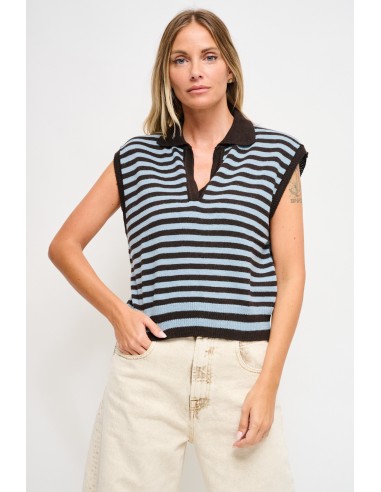 Polo em Malha às Riscas Maryley