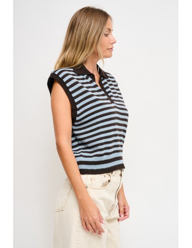 Polo Em Malha Às Riscas Maryley