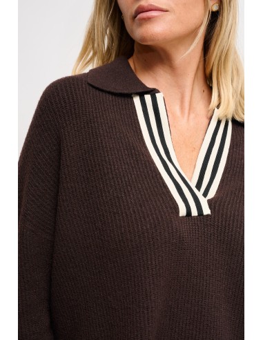 Polo Em Malha Com Faixa Lateral Maryley