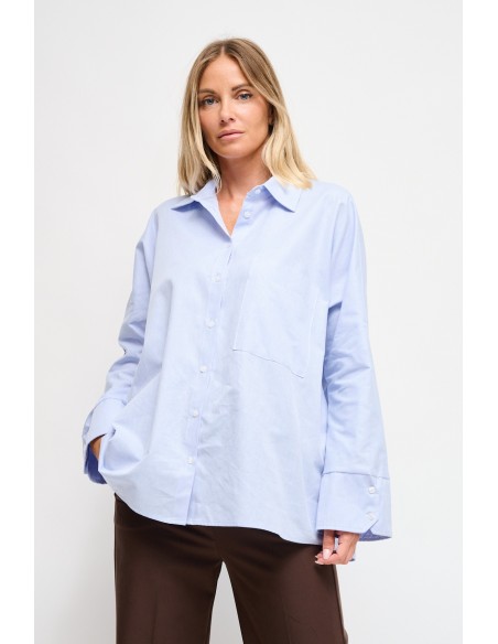 Camisa oversize em algodão Maryley