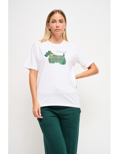 T-shirt em algodão com estampa Maryley