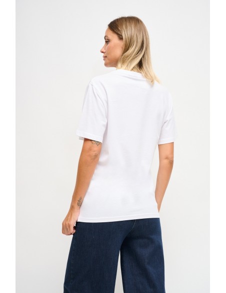 T-shirt com estampa de ursinho café Maryley