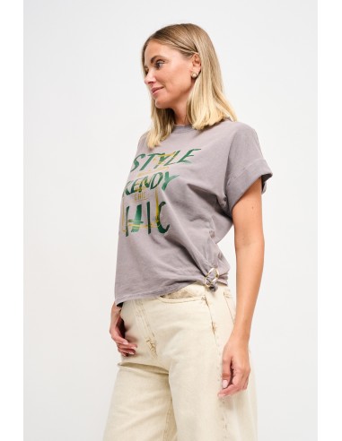 T-shirt Casual Chic com estampa Maryley