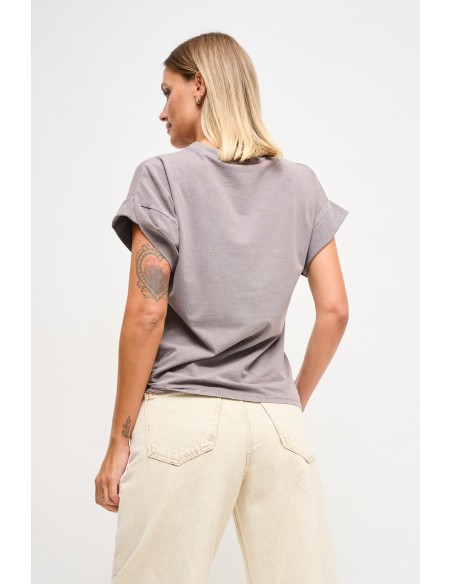 T-shirt Casual Chic com Estampa Maryley