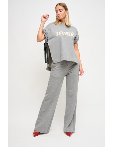 Sweatshirt sem mangas com laços laterais Maryley
