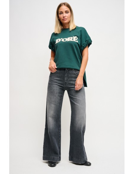Sweatshirt sem mangas com laços laterais Maryley