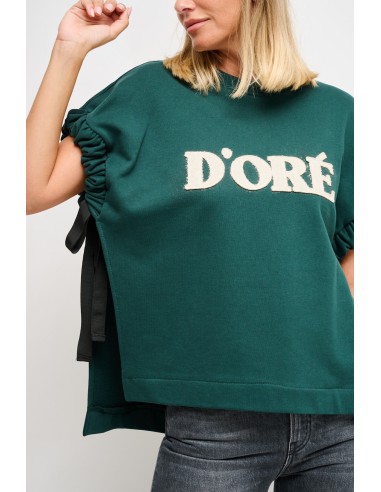 Sweatshirt sem mangas com laços laterais Maryley