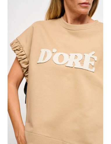 Sweatshirt sem mangas com laços laterais Maryley