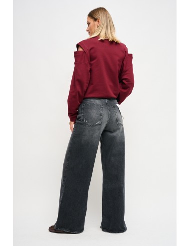 Jeans Los Angeles com perna larga e flare Maryley