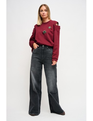 Jeans Los Angeles flare de perna larga Maryley