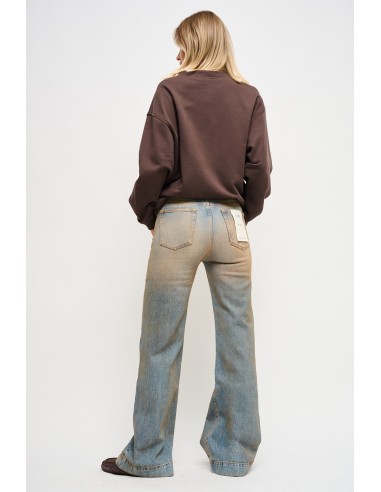 Jeans Atlanta com corte wide leg Maryley