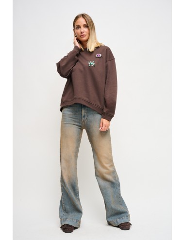 Jeans Atlanta, modelagem wide leg Maryley