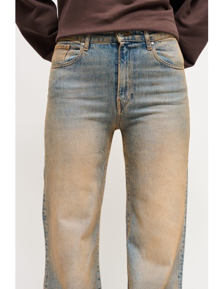 Jeans Atlanta corte wide leg Maryley