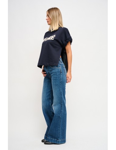 Jeans Atlanta modelagem wide leg Maryley