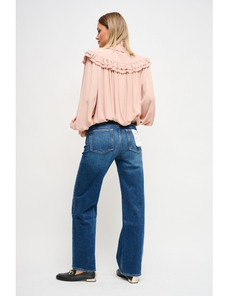 Jeans Houston Corte Largo Maryley