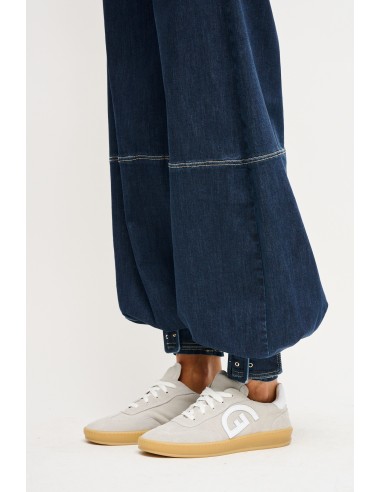 Jeans baggy com cinto Maryley