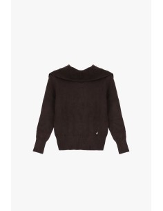 Camisola com decote nas costas e gola larga Dixie 2