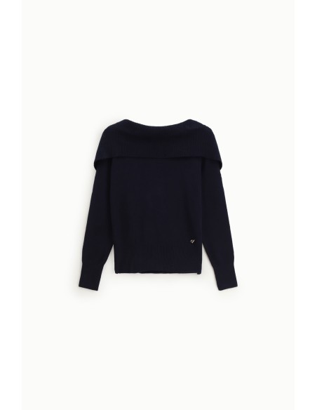 Camisola com decote posterior e gola ampla Dixie