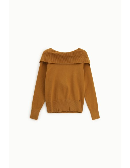 Camisola com decote posterior e gola ampla Dixie