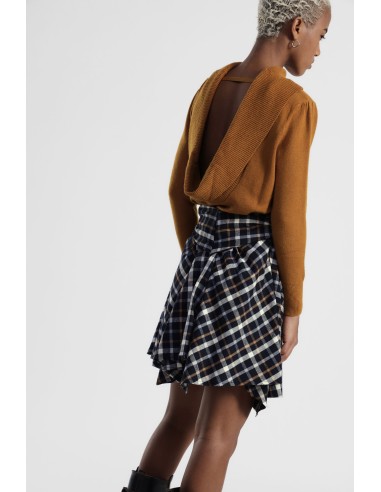 Camisola Decote Posterior Gola Ampla Dixie