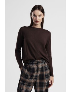 Camisola de gola redonda com mangas compridas e detalhe nas costas Dixie 2