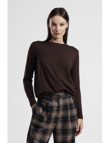 Camisola De Gola Redonda Com Mangas Compridas E Detalhe Nas Costas Dixie