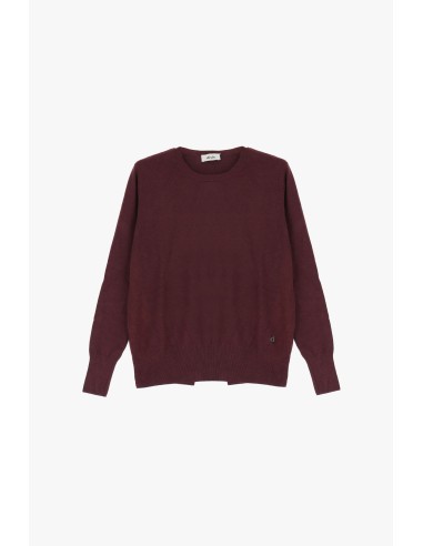 Camisola De Gola Redonda Com Mangas Compridas E Detalhe Posterior Dixie