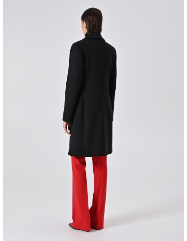 Casaco Médio Acinturado Em Veludo Rinascimento