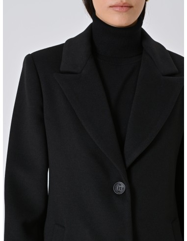 Casaco Médio Cintado em Veludo Rinascimento