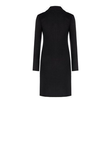 Casaco médio acinturado em velour Rinascimento