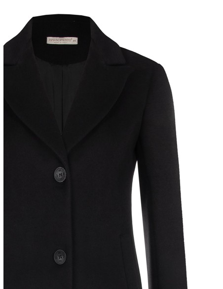 Casaco Médio Cintado em Veludo Rinascimento