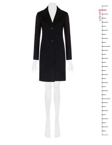 Casaco Médio Cintado em Veludo Rinascimento