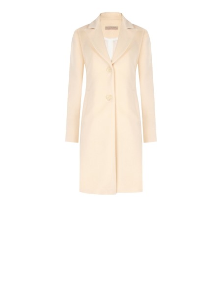 Casaco médio cintado em velour Rinascimento