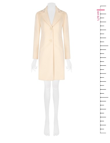 Casaco Médio Entalhado em Veludo Rinascimento