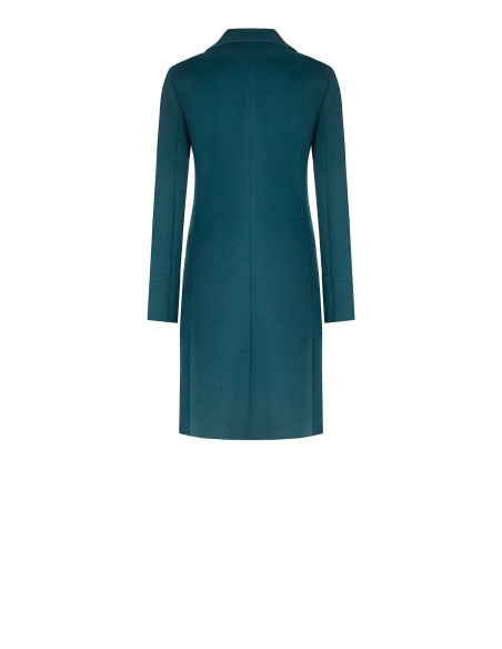 Casaco Médio Acinturado em Velour Rinascimento