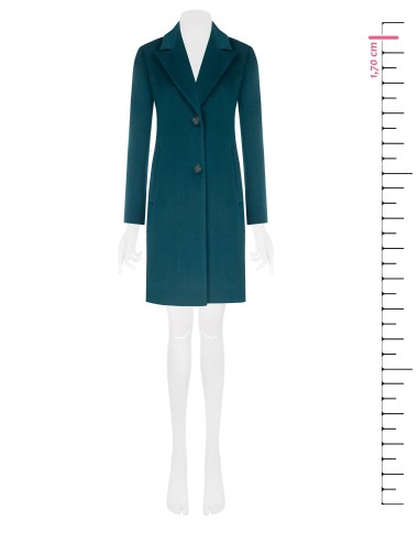 Casaco Médio Cinturado em Velour Rinascimento