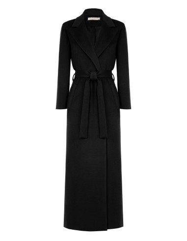 Sobretudo spolverino extra-longo em veludo com cinto coordenado Rinascimento