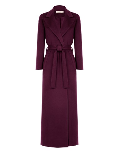 Casaco duster extra longo em veludo com cinto coordenado Rinascimento