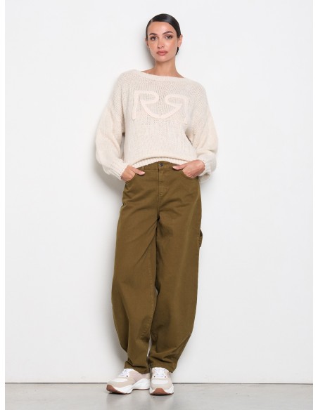 Jeans Bollon com detalhes cargo Rinascimento