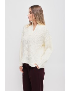 Camisola Mohair com Decote em V Maryley 2