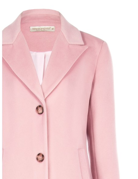 Casaco Médio Entalhado em Velour Rinascimento